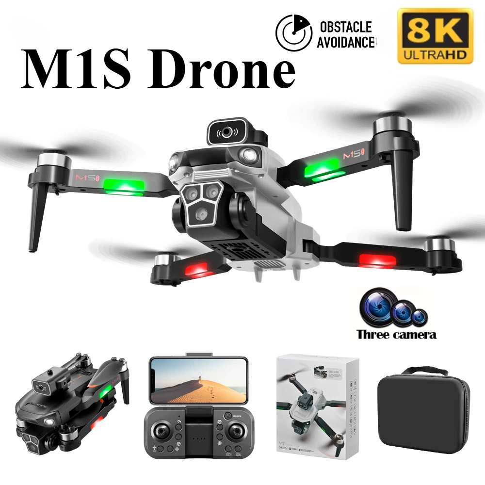 Jjrc Drone X12 - Дрон M1S 8K профессиональный с тройной