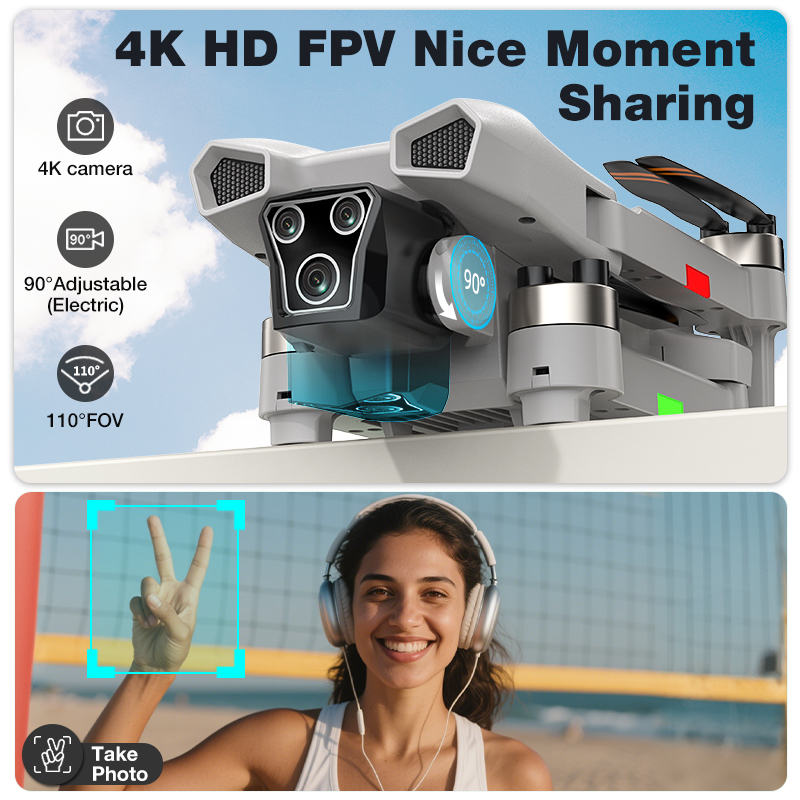 Новый дрон L107 PRO 8K для аэр – обзор и цена Jjrc Drone X12