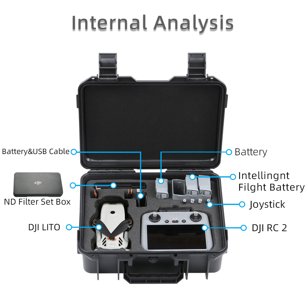Для дрона DJI LITO 1 X1: жестк – обзор и цена Drone Hard Shell Case