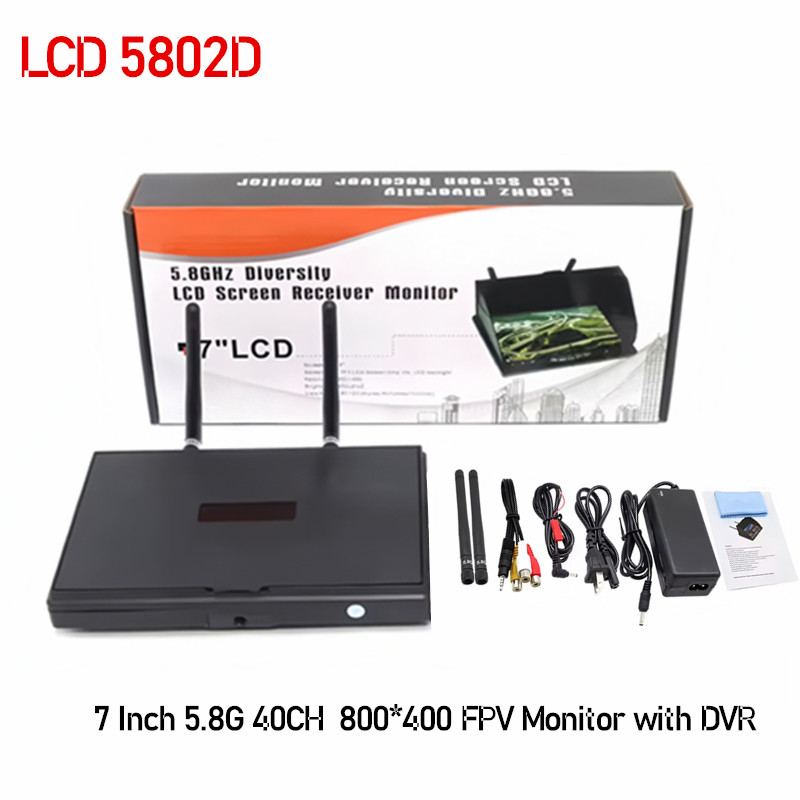 5,8 ГГц FPV DVR LS5802D, 7-дюй – обзор и цена Drone Controller Screen